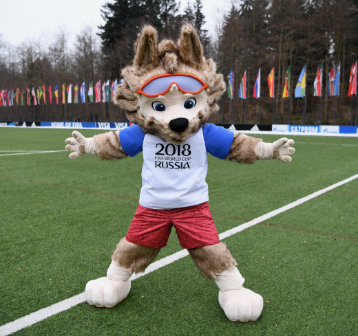 ワールドカップサッカー2018ロシア大会公式マスコットキャラクター「ザビワカ」