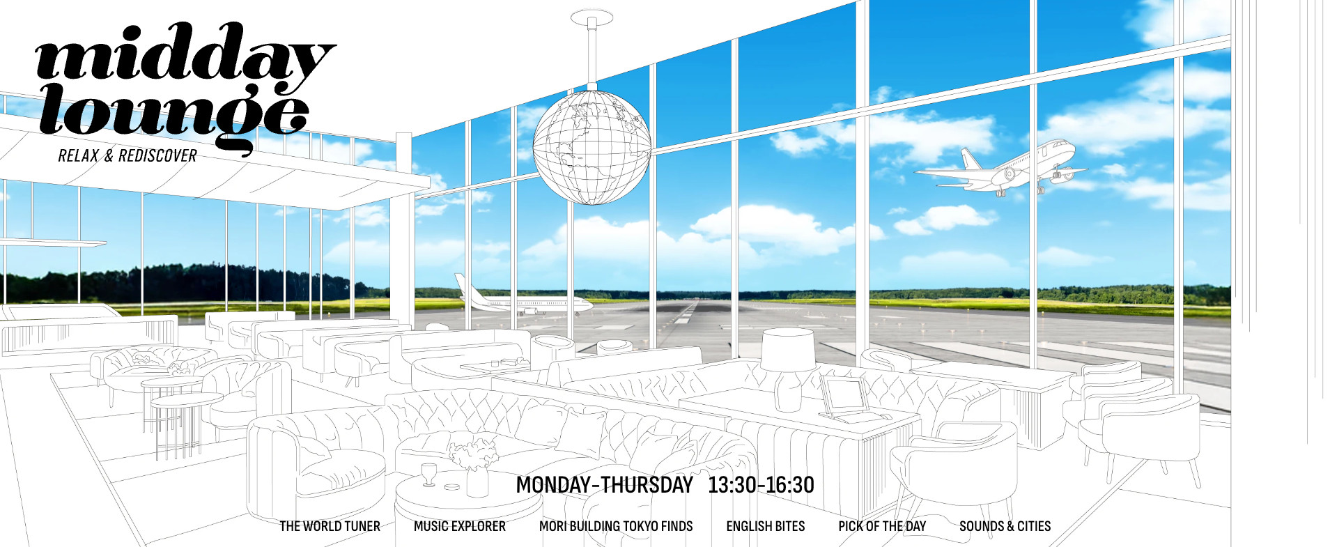 J-WAVE「MIDDAY LOUNGE」